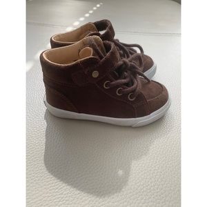 Janie & Jack brown suede high tops EXCELLENT COND